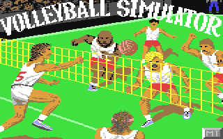 Volleyball Simulator Title Screen